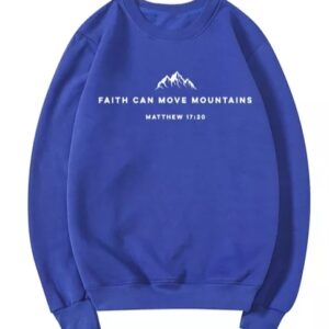 Women’s Faith Can Move Mountains Crewneck Sweatshirt